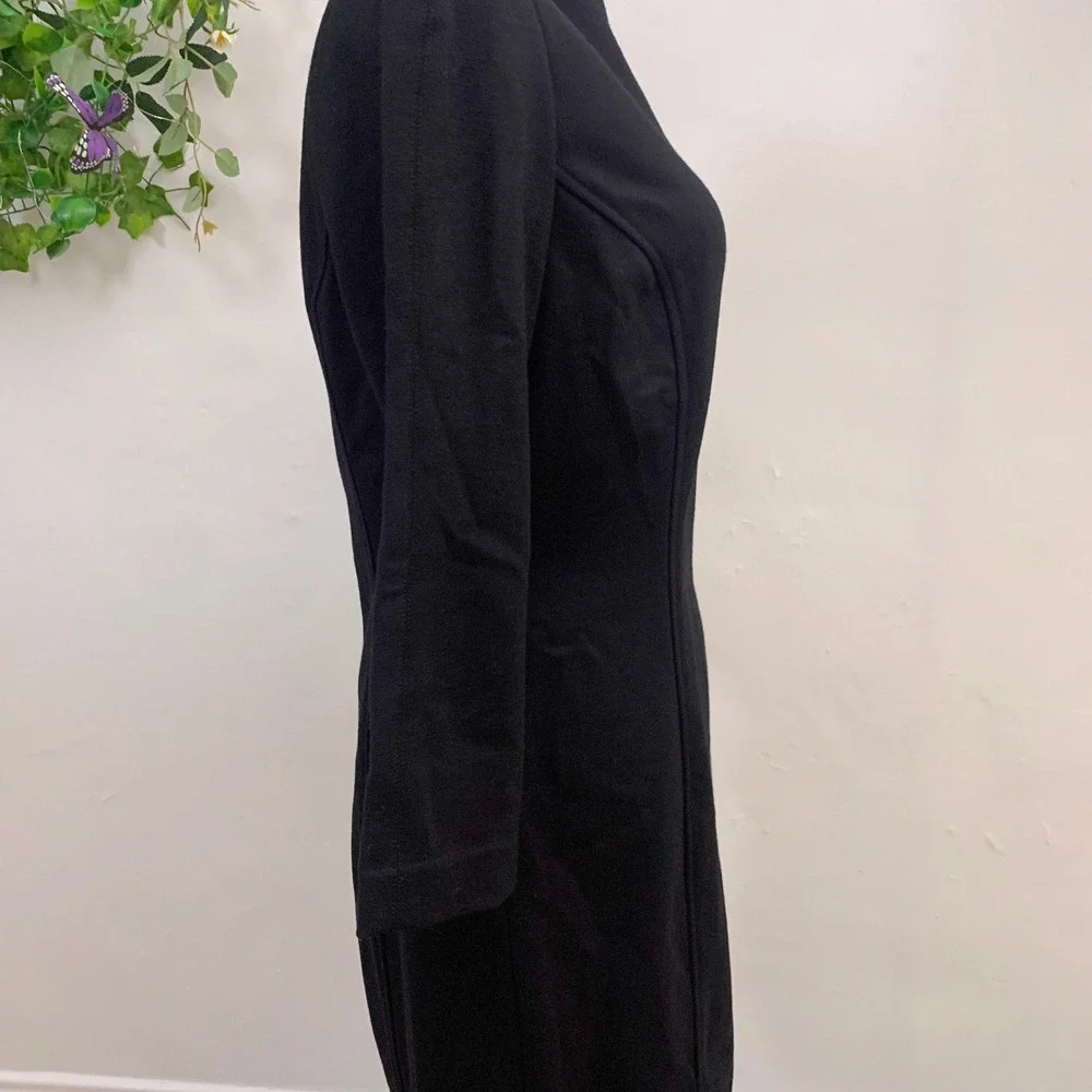 Diane von Furstenberg Arita Black Puff Sleeve Mini Dress‎ Size 12